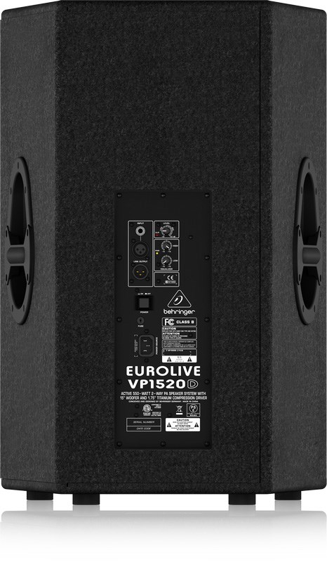 BEHRINGER VP1520D 主動式喇叭 -550瓦2路PA揚聲器系統/帶有15英寸低音揚聲器/原廠公司貨