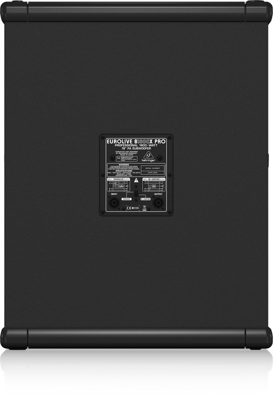 BEHRINGER B1800X PRO 被動式喇叭 -專業1,800瓦18英寸PA低音炮/原廠公司貨