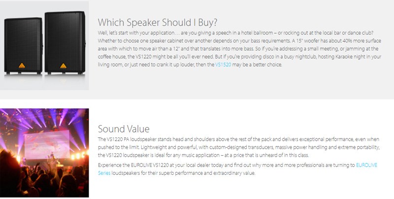 BEHRINGER VS1220 被動式喇叭 -高性能600瓦PA揚聲器 /帶有12英寸低音揚聲器/原廠公司貨