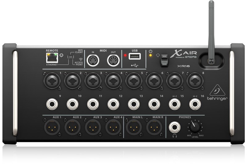 BEHRINGER XR16 專業數位混音座 -隨附機架耳和保護緩衝器/原廠公司貨