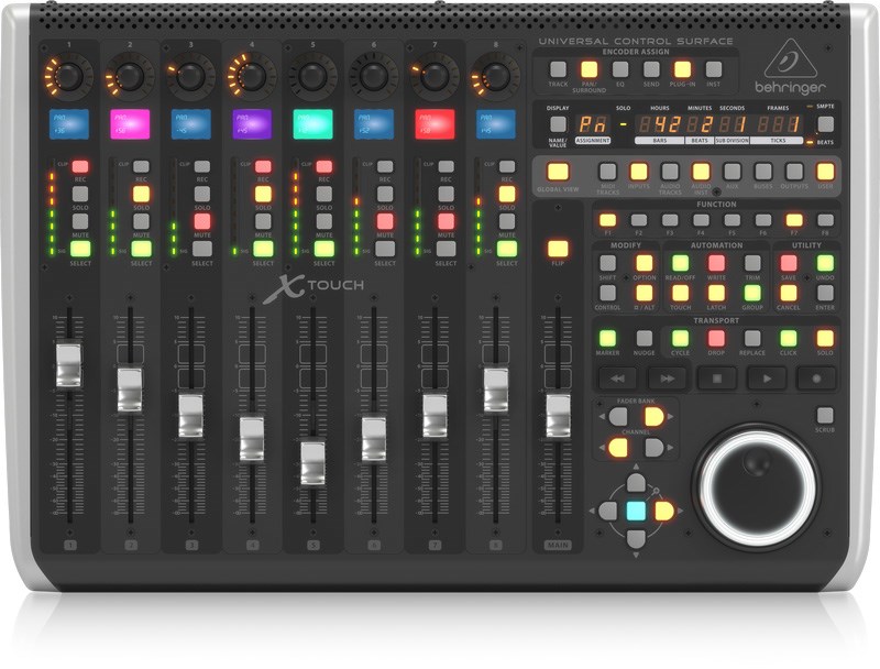 BEHRINGER X-TOUCH 專業數位混音器 -乙太網/ USB / MIDI接口/原廠公司貨