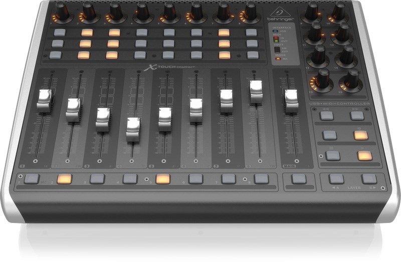 BEHRINGER X-TOUCH COMPACT 專業混音器 -通用USB / MIDI控制器/原廠公司貨