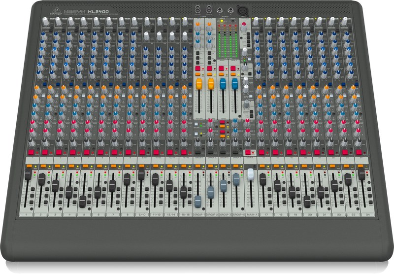 BEHRINGER XL2400專業級混音器(20個XENYX PRO麥克風前置放大器及4個立體聲線輸入)