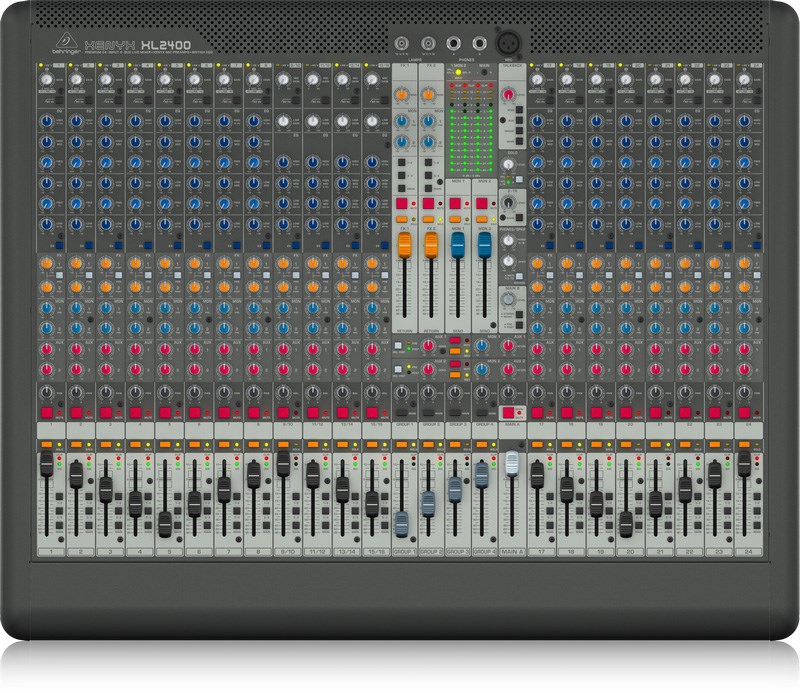 BEHRINGER XL2400專業級混音器(20個XENYX PRO麥克風前置放大器及4個立體聲線輸入)