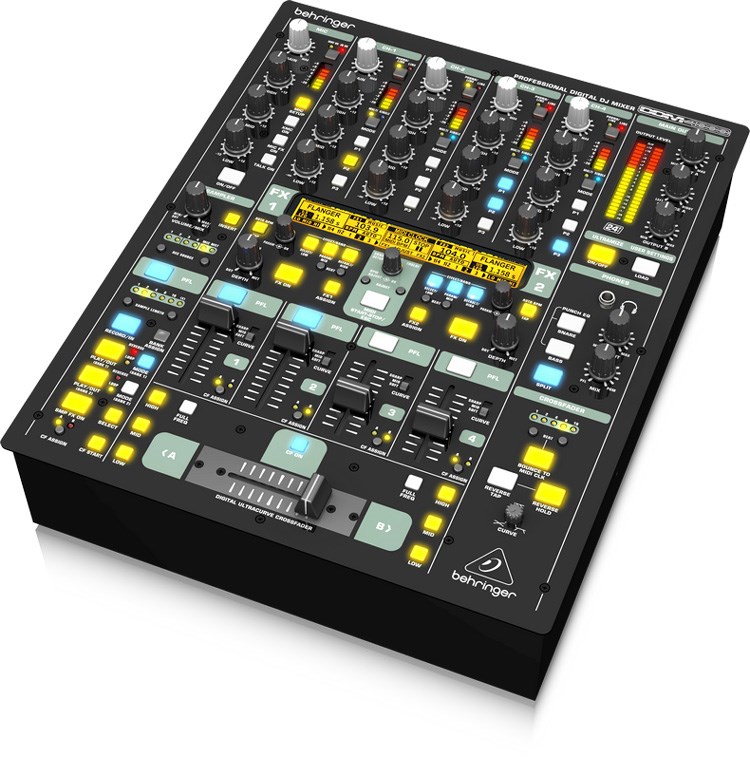 BEHRINGER DDM4000數位DJ混音器-4個multi-FX/雙BPM計數器/MIDI/原廠公司貨