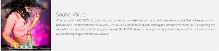 BEHRINGER DJX900USB 專業5通道DJ混音器-超低噪音/智能BPM計數器/USB接口/原廠公司貨