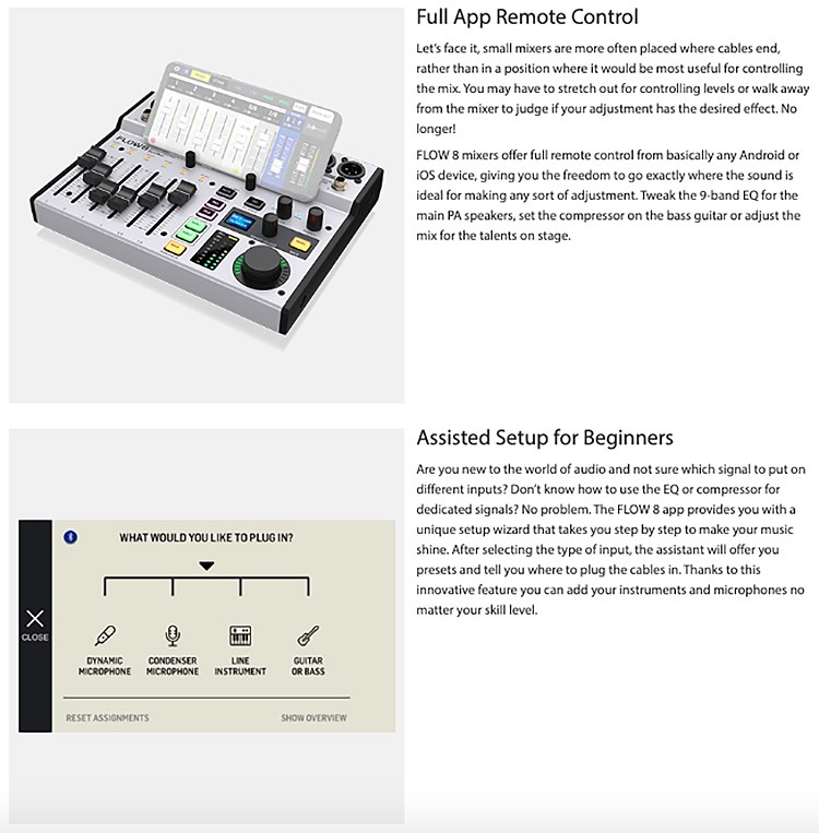 BEHRINGER FLOW 8 八軌藍芽數位混音MIDI控制器 -USB錄音介面/原廠公司貨