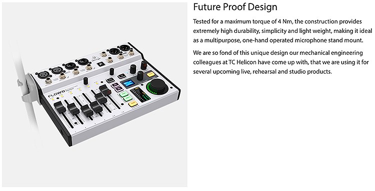 BEHRINGER FLOW CLAMP支架夾式托盤-Flow 8專用/原廠公司貨
