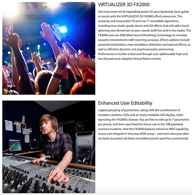 BEHRINGER FX2000 高性能3D多功能效果器MIDI控制台/原廠公司貨