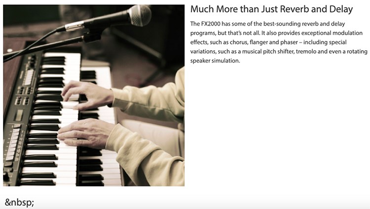 BEHRINGER FX2000 高性能3D多功能效果器MIDI控制台/原廠公司貨