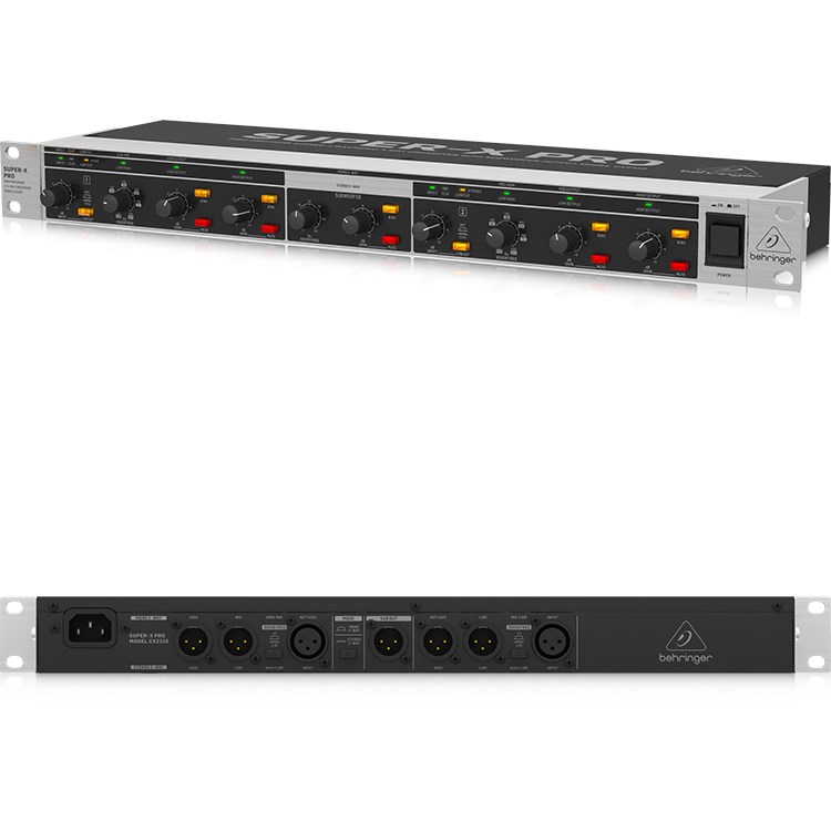BEHRINGER CX2310 V2 專業多功能電子分頻器-立體聲雙向/單聲道三向交叉/原廠公司貨