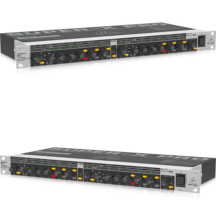 BEHRINGER CX3400 專業多功能電子分頻器-立體聲雙向/三向/單聲道四向/原廠公司貨