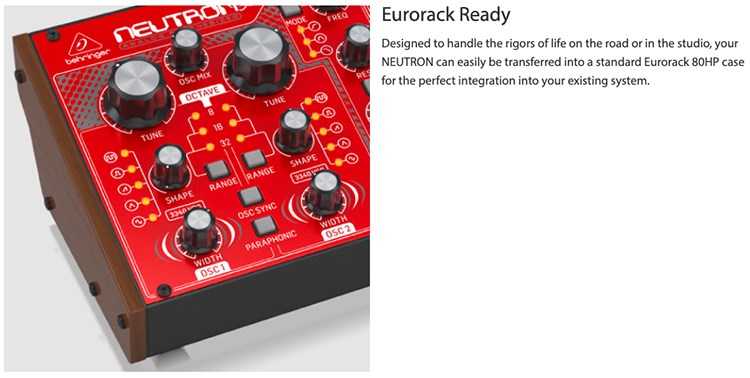 BEHRINGER NEUTRON 類比介面處理器 / 原廠公司貨