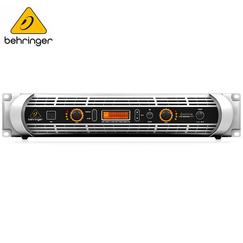 BEHRINGER NU12000DSP專業PA喇叭12000功率擴大機-超輕量12000瓦/D類技術/原廠公司貨