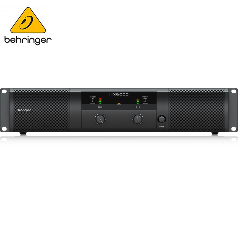 BEHRINGER NX6000 專業4通道輕量後級擴大機/6000瓦立體聲功率放大器/D類技術/原廠公司貨