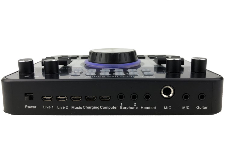 JYC Music新款 V3 專業直播聲卡-手機電腦樂器兼容/K歌利器/英文介面款