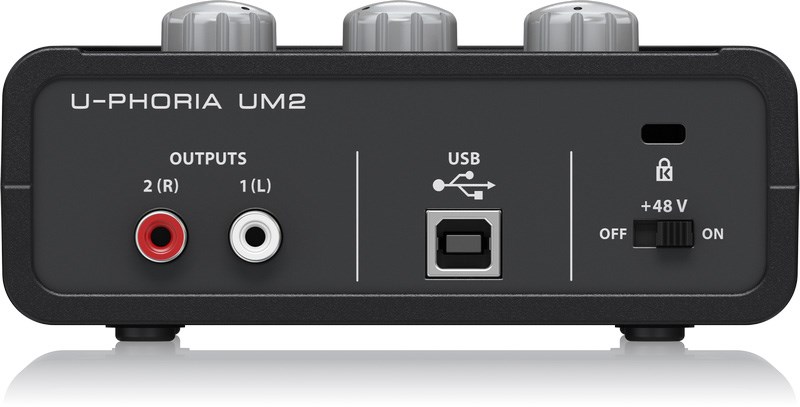 BEHRINGER UM2 錄音介面 -帶XENYX麥克風前置放大器 2x2 USB音頻接口/原廠公司貨