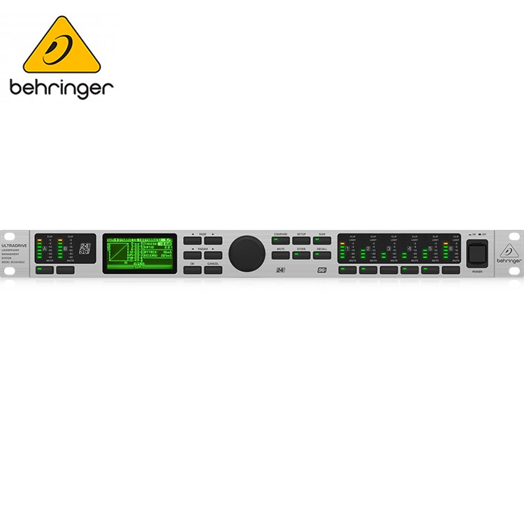 BEHRINGER DCX2496LE 音訊處理器-立體聲/24位/96kHz信號管理系統/原廠公司貨