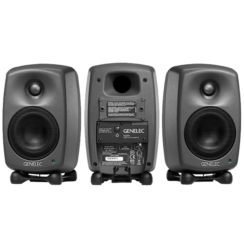 GENELEC 8320A 二分頻智能監聽喇叭(一對)-三色任選/4吋低音單體/原廠公司貨