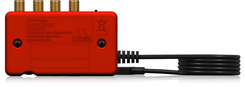BEHRINGER UCA222 錄音介面 -具有數位輸出2進2出USB /音頻接口/原廠公司貨
