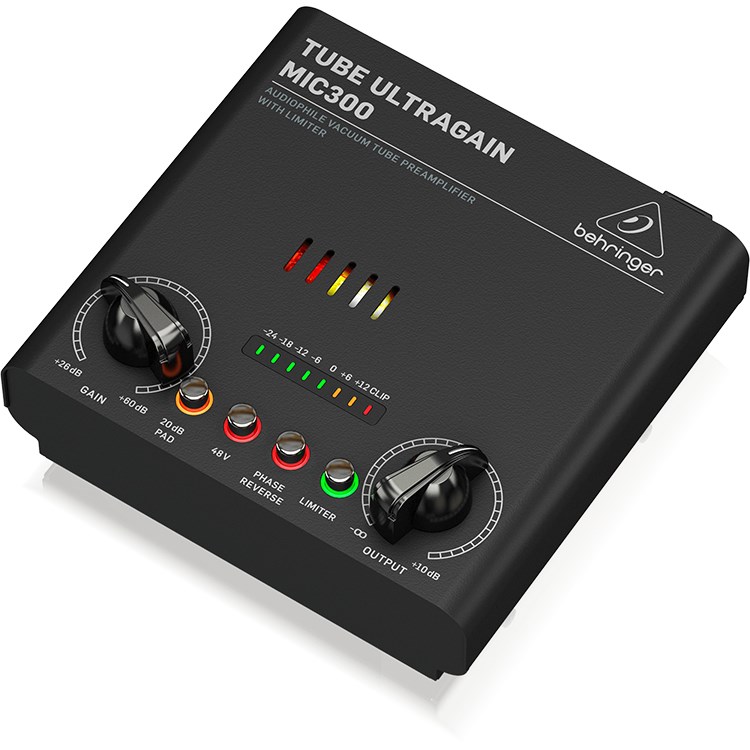 BEHRINGER MIC300 專業單通道真空管麥克風前級放大器/智能便攜式/原廠公司貨