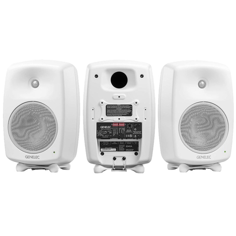 GENELEC 8340A 二分頻智能監聽喇叭(一對)-三色任選/6.5吋低音單體/原廠公司貨