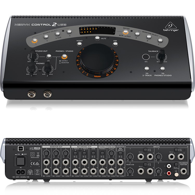 BEHRINGER CONTROL2USB 被動式多合一監聽控制器/原廠公司貨