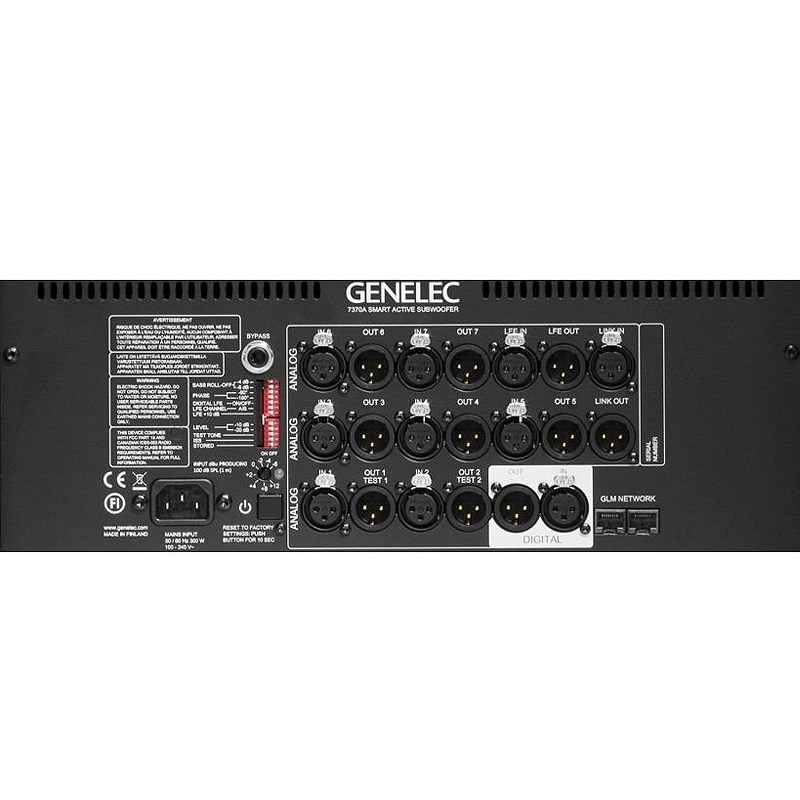 GENELEC 7370AP 主動式重低音錄音監聽喇叭(支)-黑色12吋/原廠公司貨