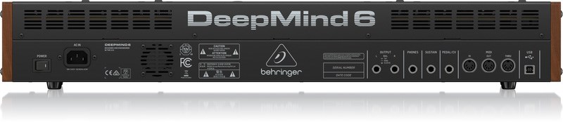 BEHRINGER DEEPMIND6 模擬6音和弦類比合成器 (具有6種真實的模擬語音)