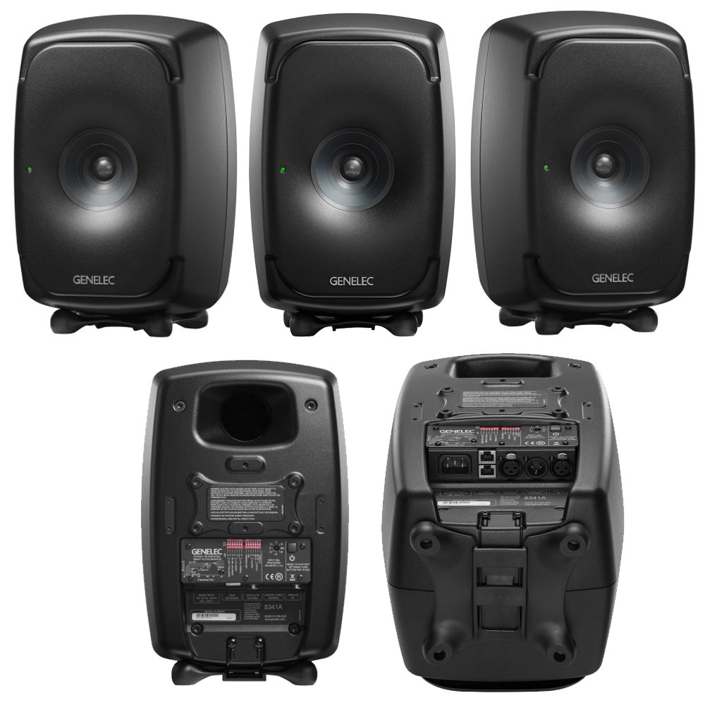 GENELEC 8341A 同軸三分頻智能監聽喇叭(一對)-四色任選/6.6吋主動式單體/原廠公司貨