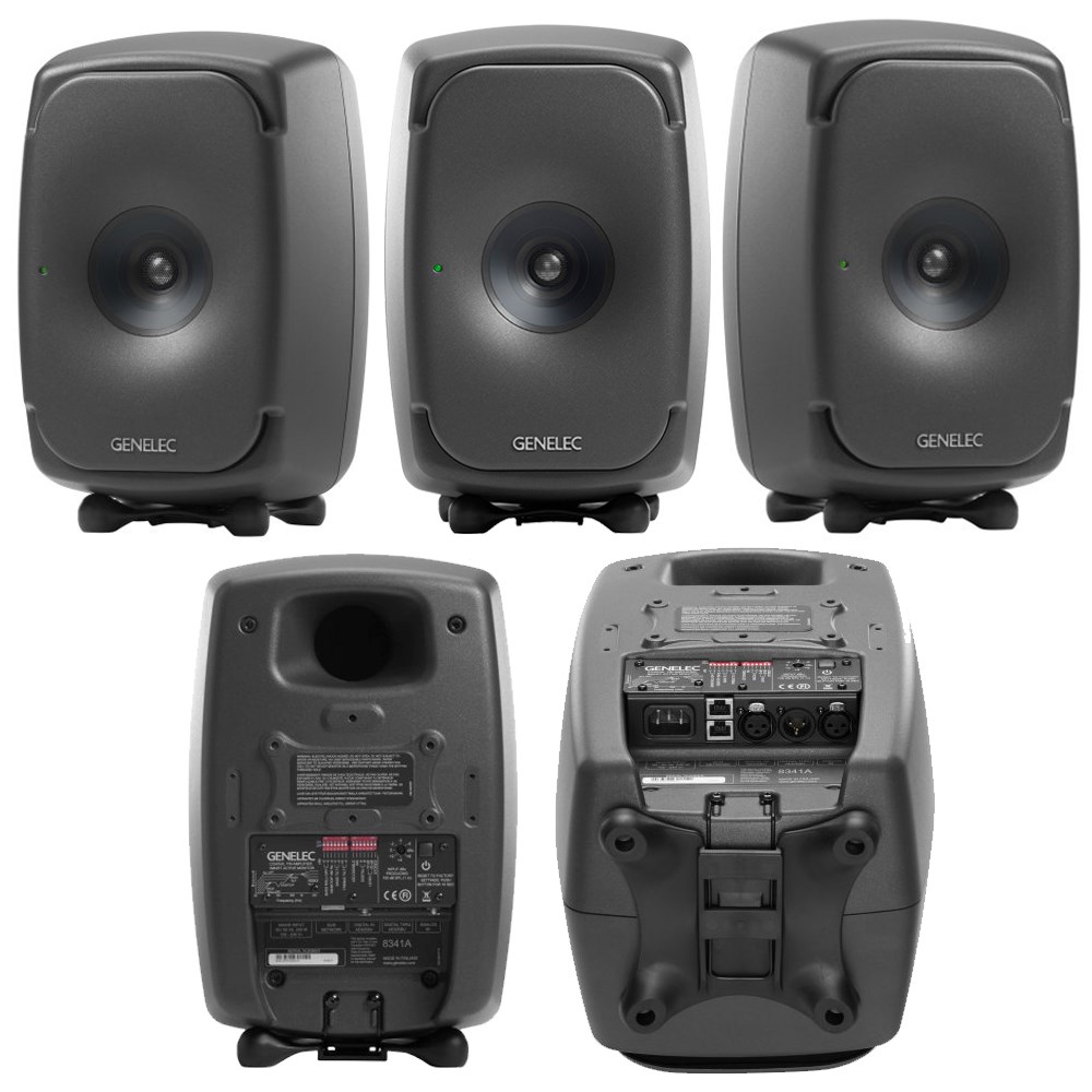 GENELEC 8341A 同軸三分頻智能監聽喇叭(一對)-四色任選/6.6吋主動式單體/原廠公司貨