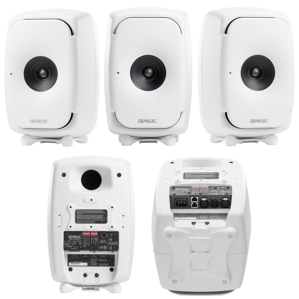 GENELEC 8341A 同軸三分頻智能監聽喇叭(一對)-四色任選/6.6吋主動式單體/原廠公司貨