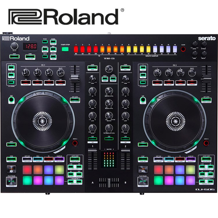 Roland DJ-505 專業/數位混音DJ控制器/職業級Serato DJ/輕巧便攜/原廠公司貨