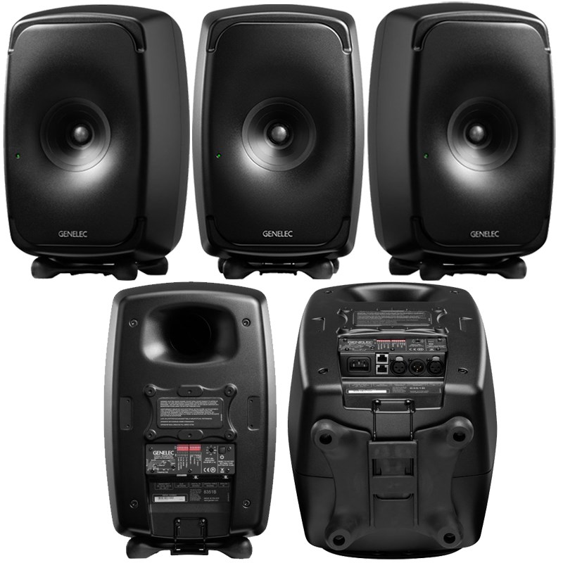 GENELEC 8351B 同軸三分頻智能監聽喇叭(一對)-三色任選/8吋主動式單體/原廠公司貨