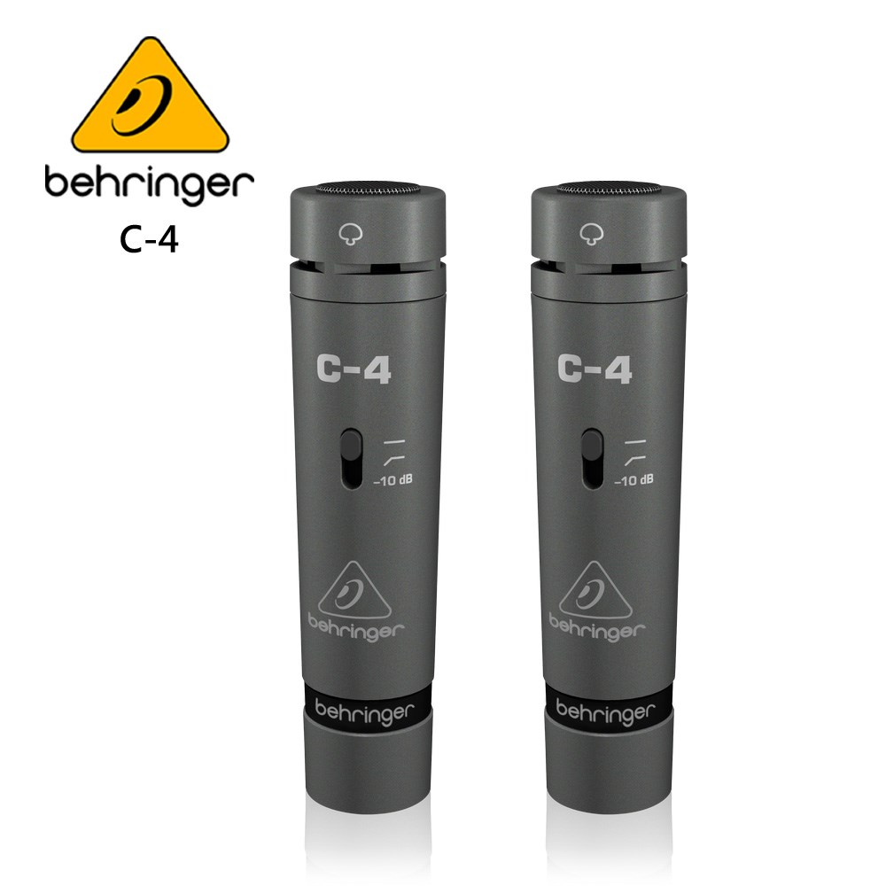  BEHRINGER C-4錄音室電容麥克風 -2支心形電容式麥克風/原廠公司貨    禁止販賣商品相關規定