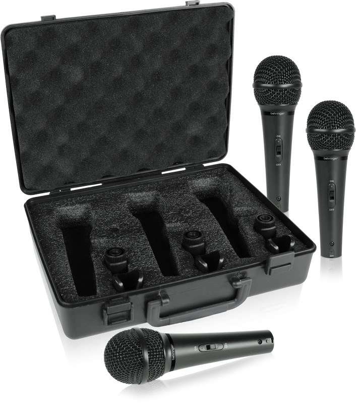 BEHRINGER XM1800S 動圈式麥克風-三支套裝組/原廠公司貨