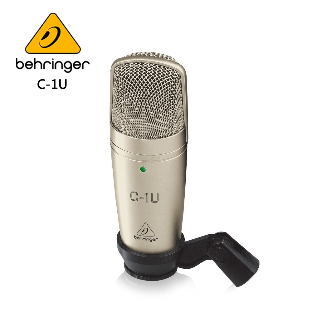 BEHRINGER C-1U 錄音室電容麥克風 -心形拾音模式/原廠公司貨