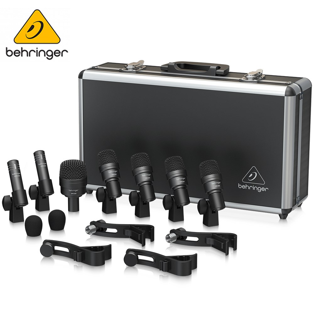 BEHRINGER BC1200 錄音介面/動圈式麥克風/專業7組套鼓話筒套裝/原廠公司貨