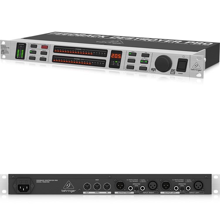 BEHRINGER FBQ2496 迴授抑制器/96kHz採樣率抑制器/原廠公司貨