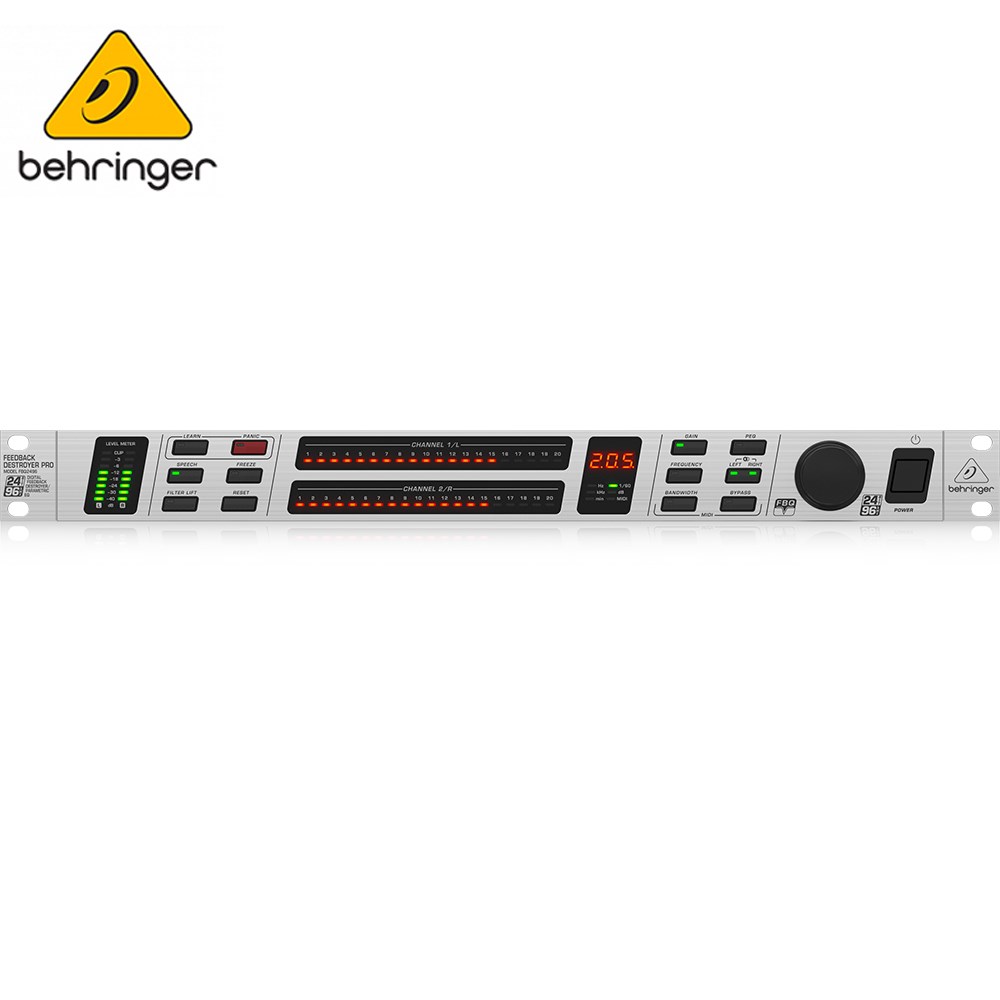 BEHRINGER FBQ2496 迴授抑制器/96kHz採樣率抑制器/原廠公司貨
