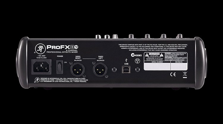 Mackie ProFX8v2 類比混音機-ReadyFX效果引擎/原廠公司貨