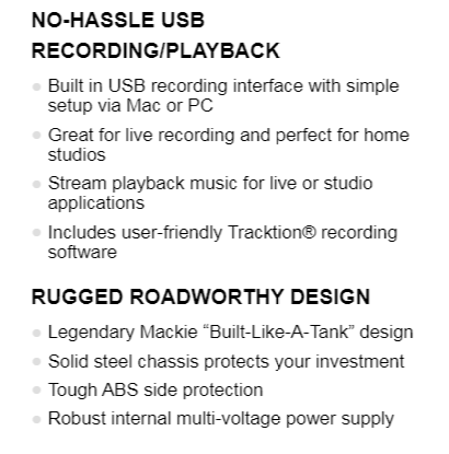 Mackie ProFX12v2 類比混音機-ReadyFX效果引擎/原廠公司貨