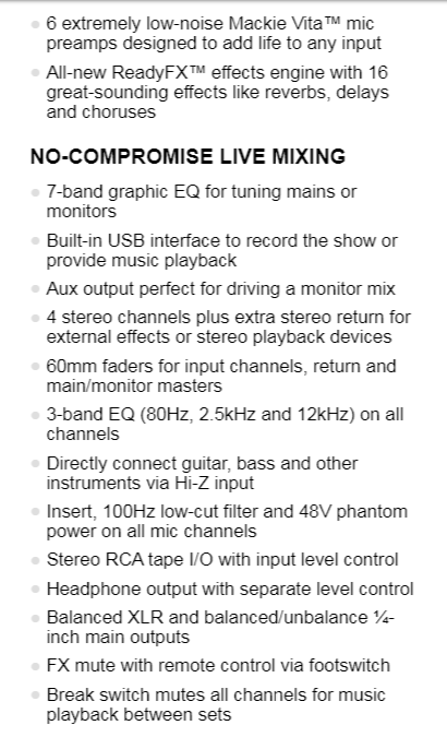 Mackie ProFX12v2 類比混音機-ReadyFX效果引擎/原廠公司貨
