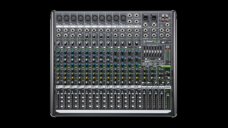 Mackie ProFX16v2 類比混音機-ReadyFX效果引擎/原廠公司貨