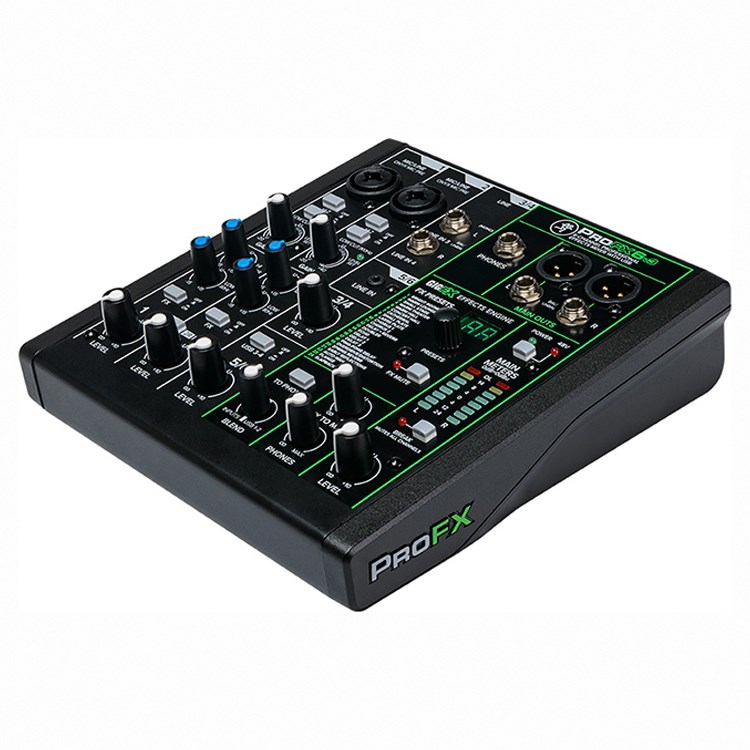 Mackie ProFX6v3 專業類比混音機-GigFX效果引擎/原廠公司貨