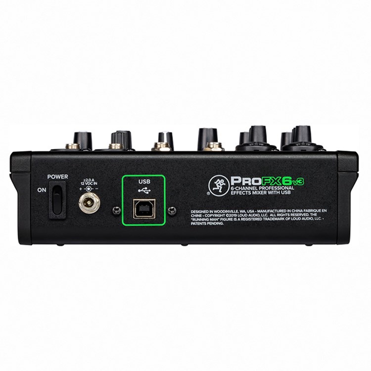 Mackie ProFX6v3 專業類比混音機-GigFX效果引擎/原廠公司貨
