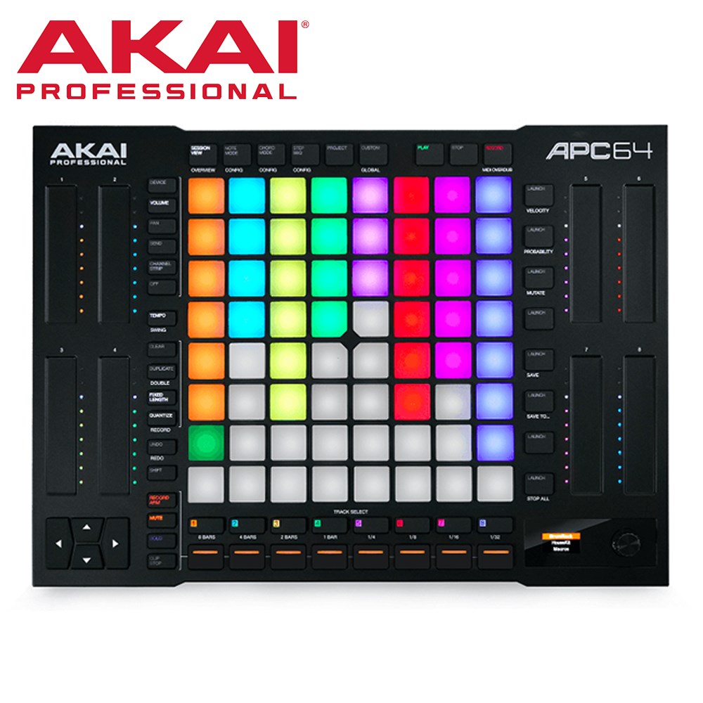 AKAI  APC64 旗艦級主控鍵盤-USB MIDI控制器/全新ABLETON LIVE及獨立SEQUENCER/原廠公司貨