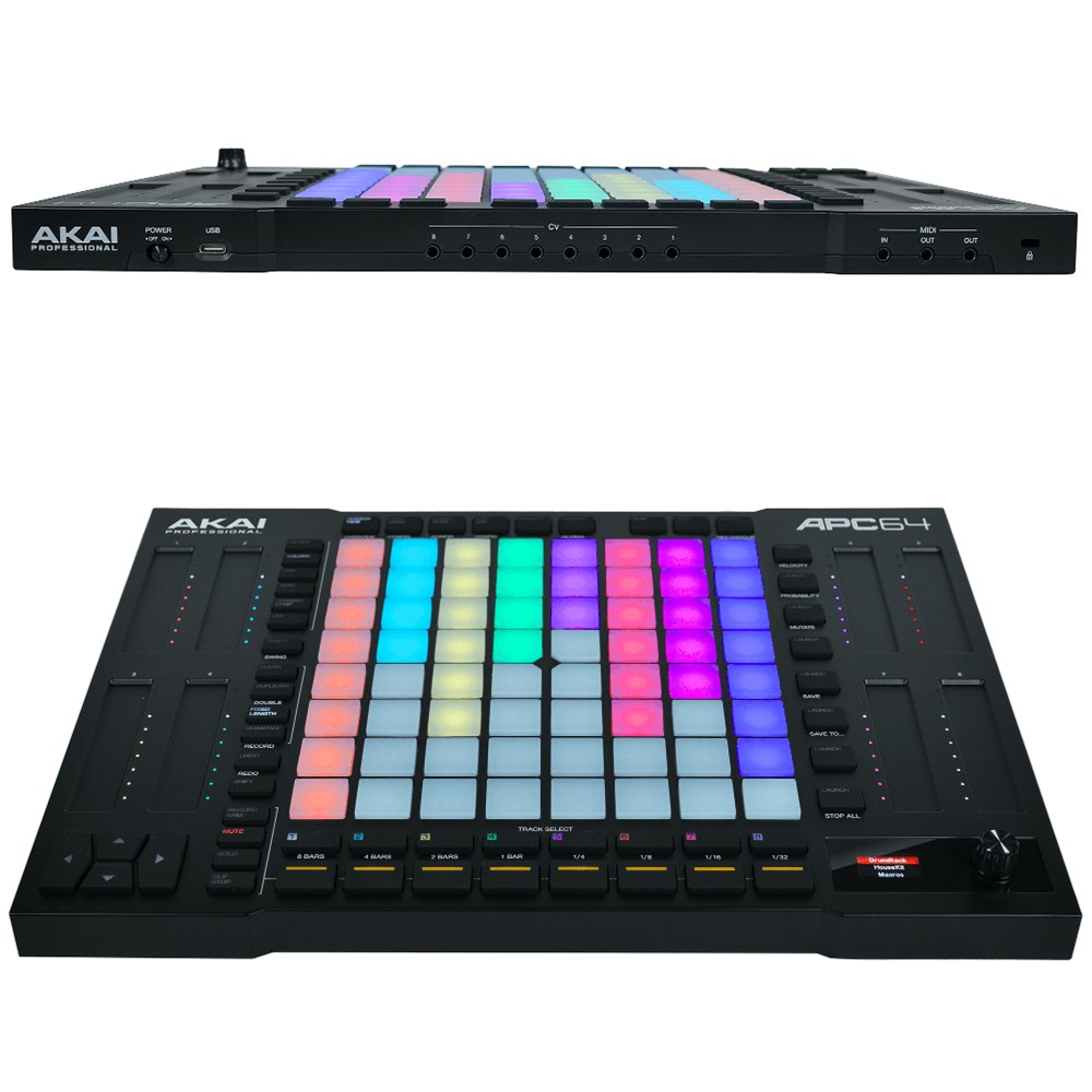 AKAI  APC64 旗艦級主控鍵盤-USB MIDI控制器/全新ABLETON LIVE及獨立SEQUENCER/原廠公司貨