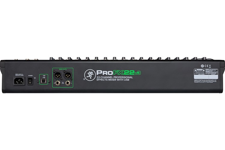 Mackie ProFX22v3 專業類比混音機-GigFX效果引擎/原廠公司貨