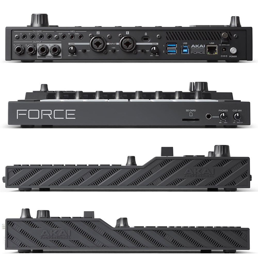 AKAI FORCE 數位取樣編曲機-MIDI音序器/具備音樂製作及表演-原廠公司貨